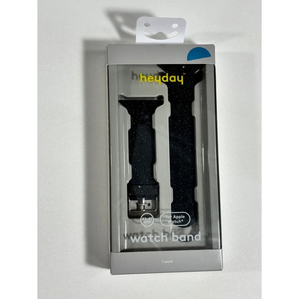 Heyday Apple Watch Band 42-49mm Recycled Silicone Black Speckled